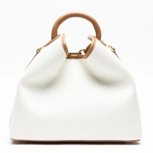 Elleme Raisin Raffia White/Caramel